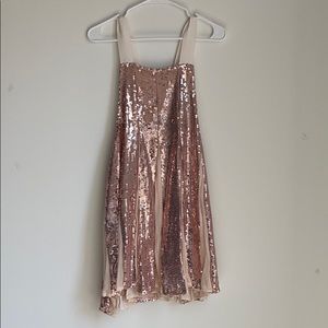 Light Pink Sequined Dress